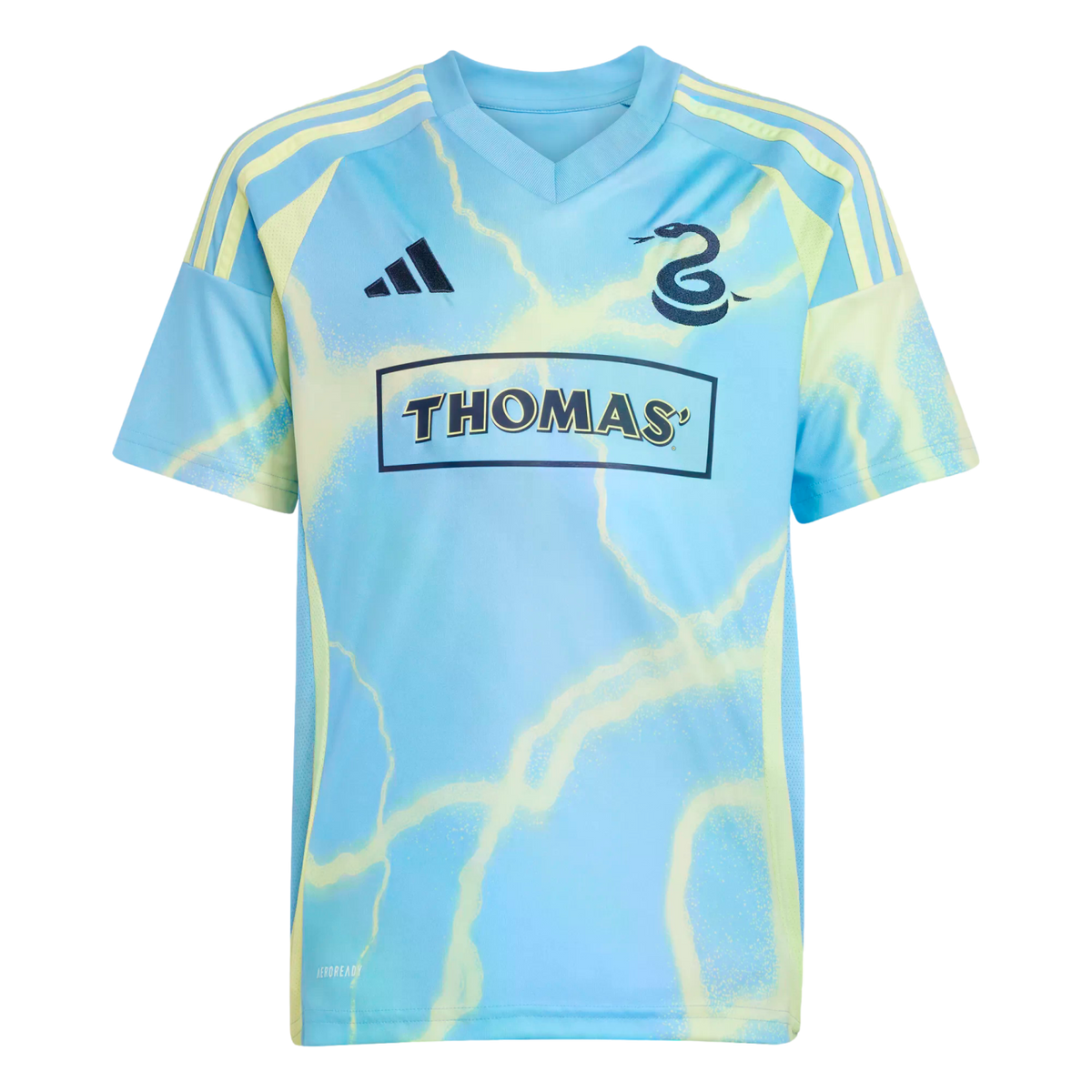Adidas Philadelphia Union 25/26 Away Youth Jersey product image 1, provided for visual reference and product detail review