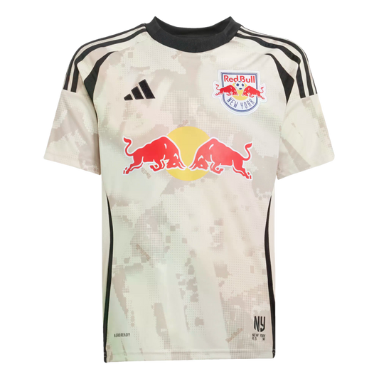 Adidas New York Red Bulls 25/26 Youth Away Jersey product image 1, provided for visual reference and product detail review