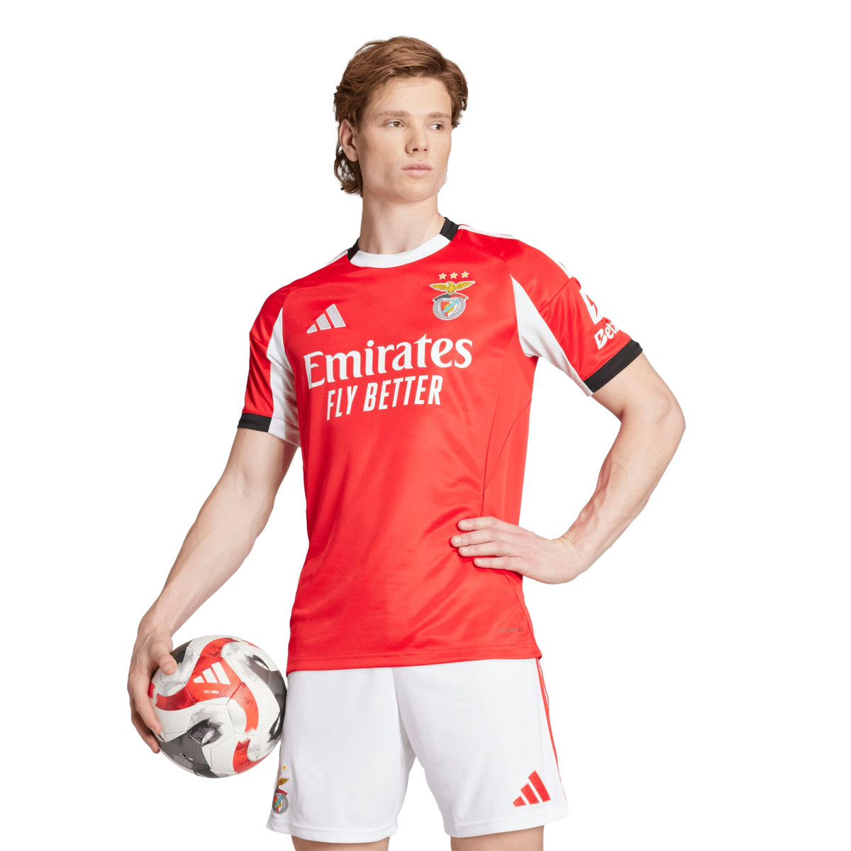 Adidas Benfica 25/26 Home Jersey product image 3, provided for visual reference and product detail review