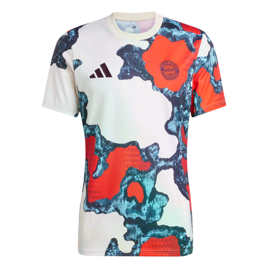 Adidas Bayern Munich Pre-Match Jersey product image 1, provided for visual reference and product detail review