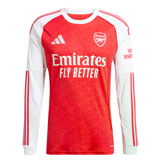 Adidas Arsenal 25/26 Long Sleeve Home Jersey product image 1, provided for visual reference and product detail review