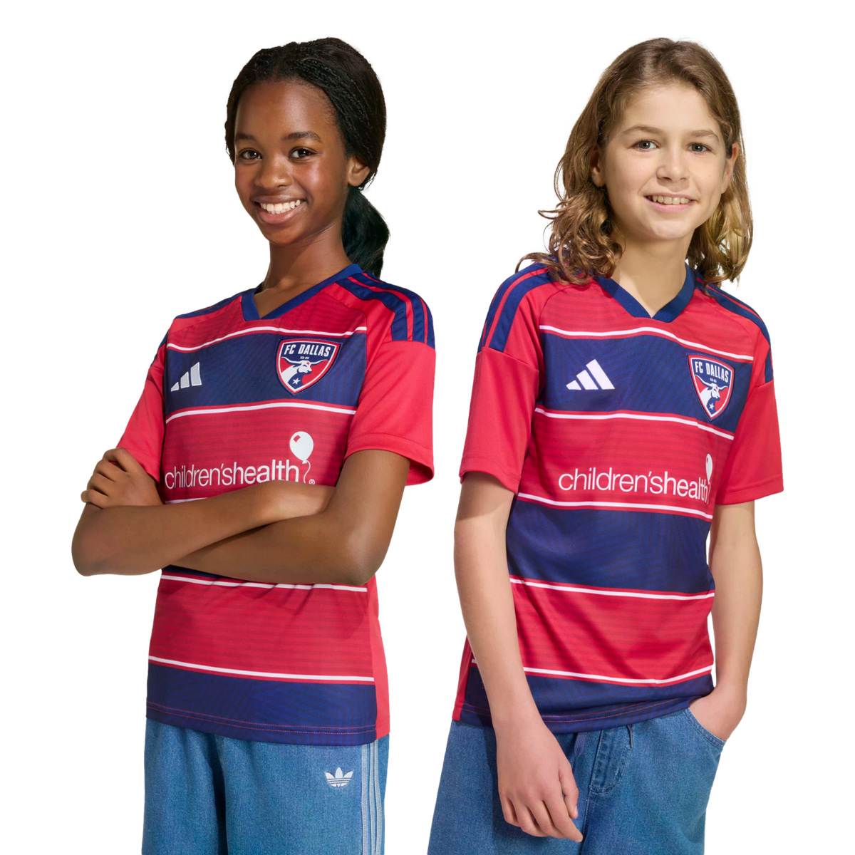 Adidas FC Dallas 26/27 Youth Home Jersey product image 3, provided for visual reference and product detail review