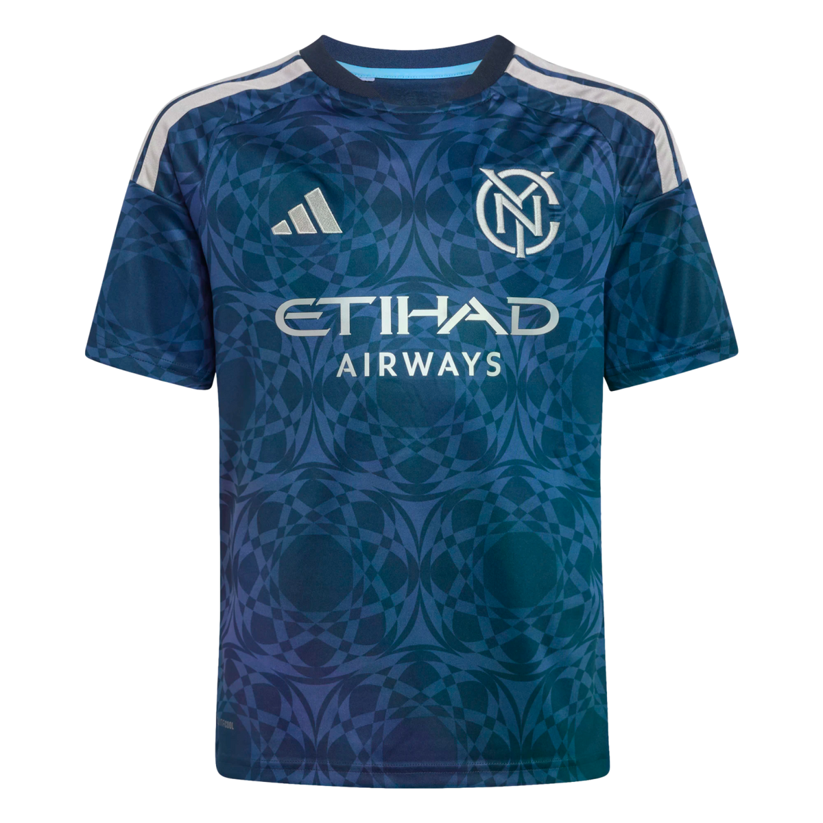 Adidas New York City FC 26/27 Youth Away Jersey product image 1, provided for visual reference and product detail review