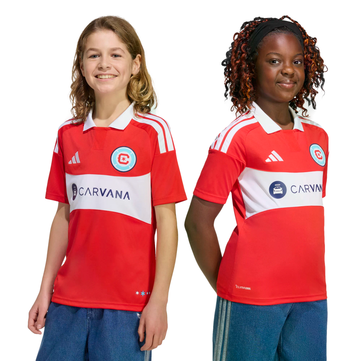 Adidas Chicago Fire 26/27 Youth Home Jersey product image 3, provided for visual reference and product detail review