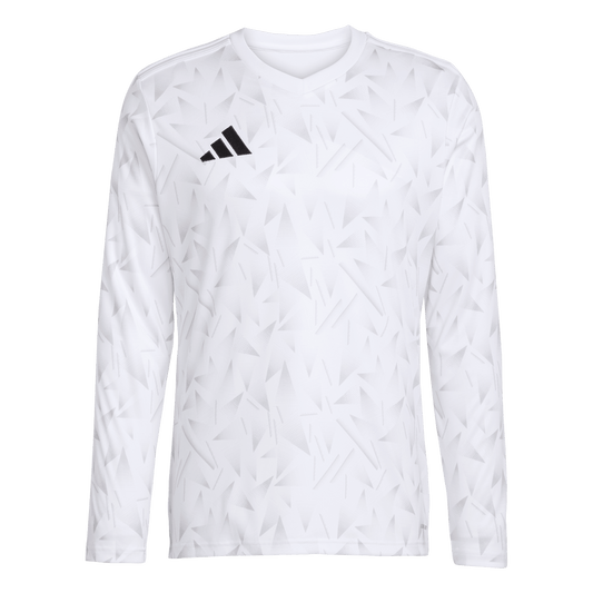 adidas Team Icon 25 Long Sleeve Jersey - White product image 1, provided for visual reference and product detail review