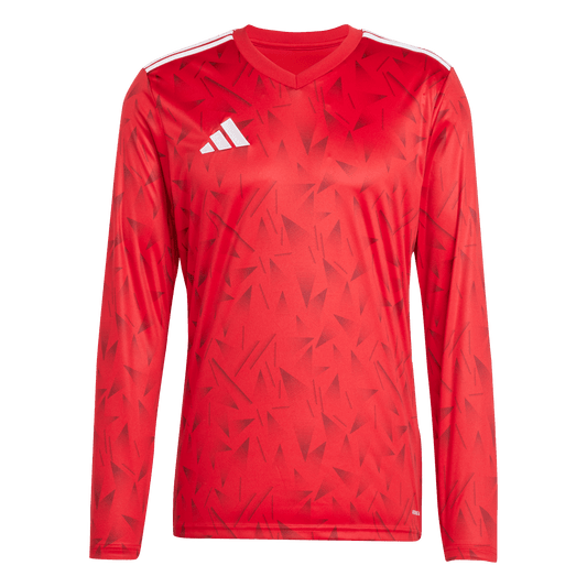 adidas Team Icon 25 Long Sleeve Jersey - Red product image 1, provided for visual reference and product detail review