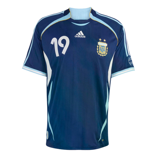 Adidas Argentina Retro 2006 Messi Away Jersey product image 1, provided for visual reference and product detail review