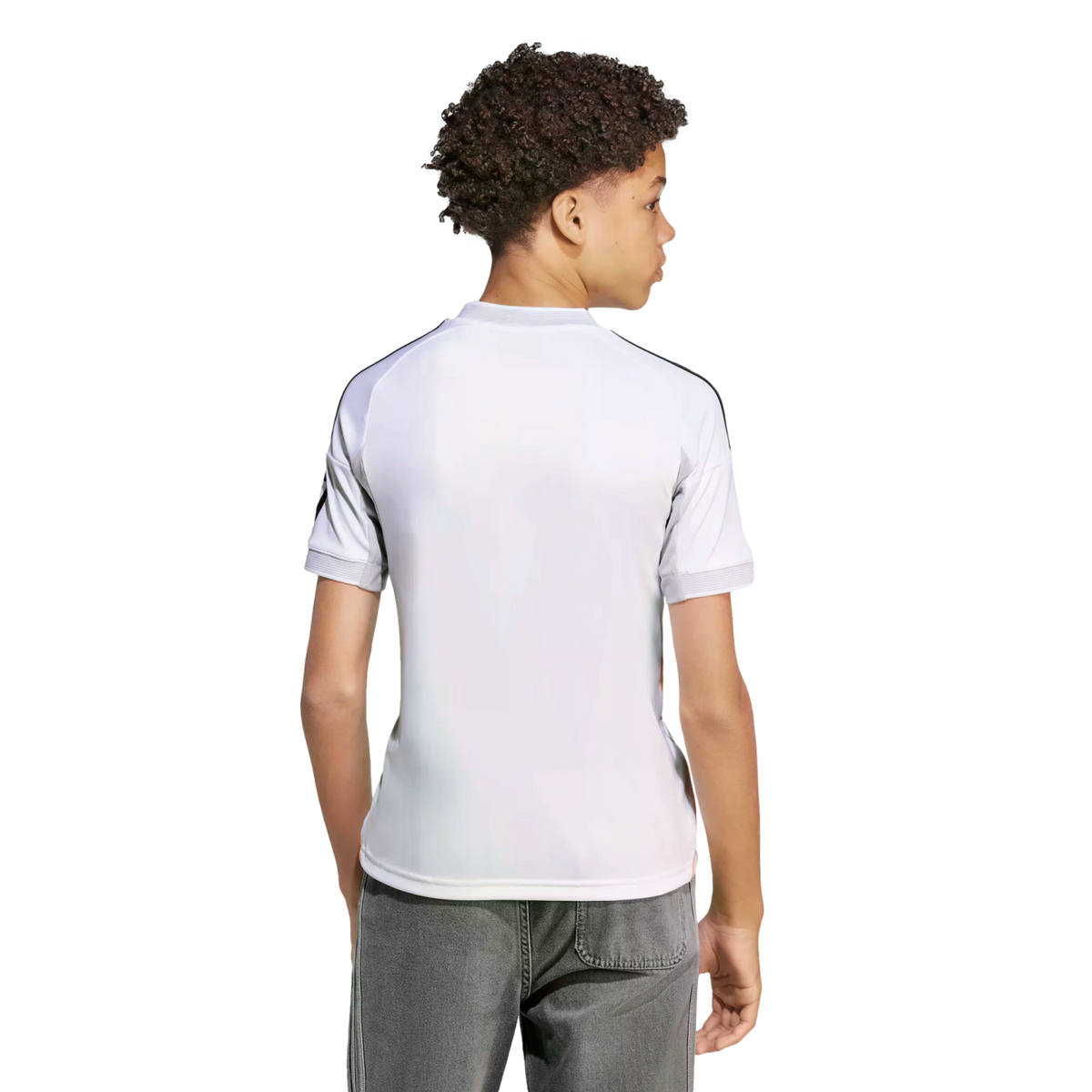 Adidas Real Madrid 25/26 Youth Home Jersey product image 4, provided for visual reference and product detail review