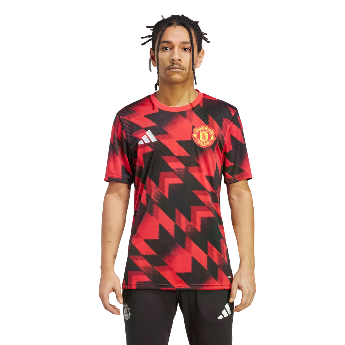 Adidas Manchester United Pre-Match Jersey product image 3, provided for visual reference and product detail review