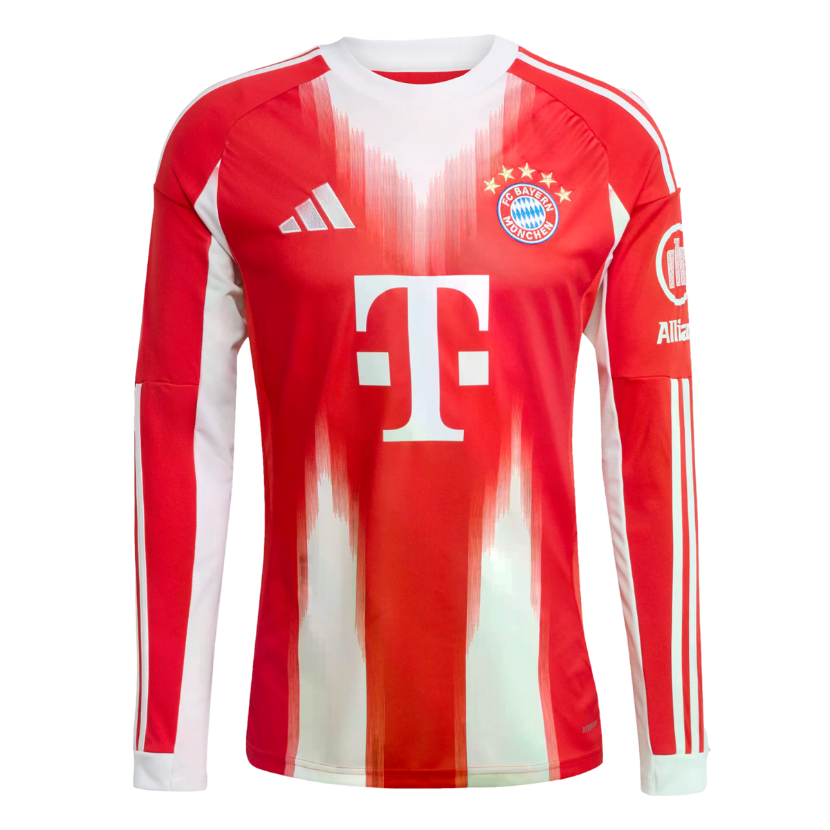 Adidas Bayern Munich 25/26 Long Sleeve Home Jersey product image 1, provided for visual reference and product detail review
