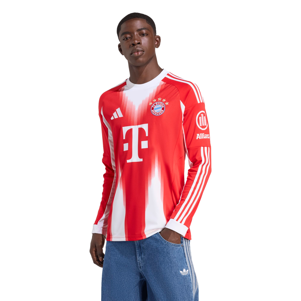 Adidas Bayern Munich 25/26 Long Sleeve Home Jersey product image 3, provided for visual reference and product detail review