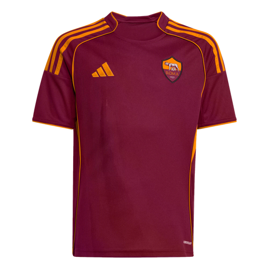 Adidas AS Roma 25/26 Youth Home Jersey product image 1, provided for visual reference and product detail review