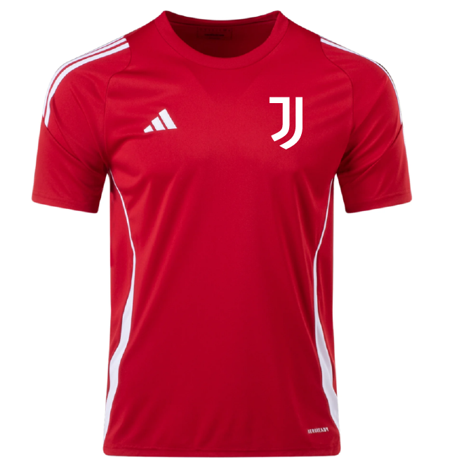 Adidas Juventus Houston Tiro 24 Jersey - Red product image 1, provided for visual reference and product detail review