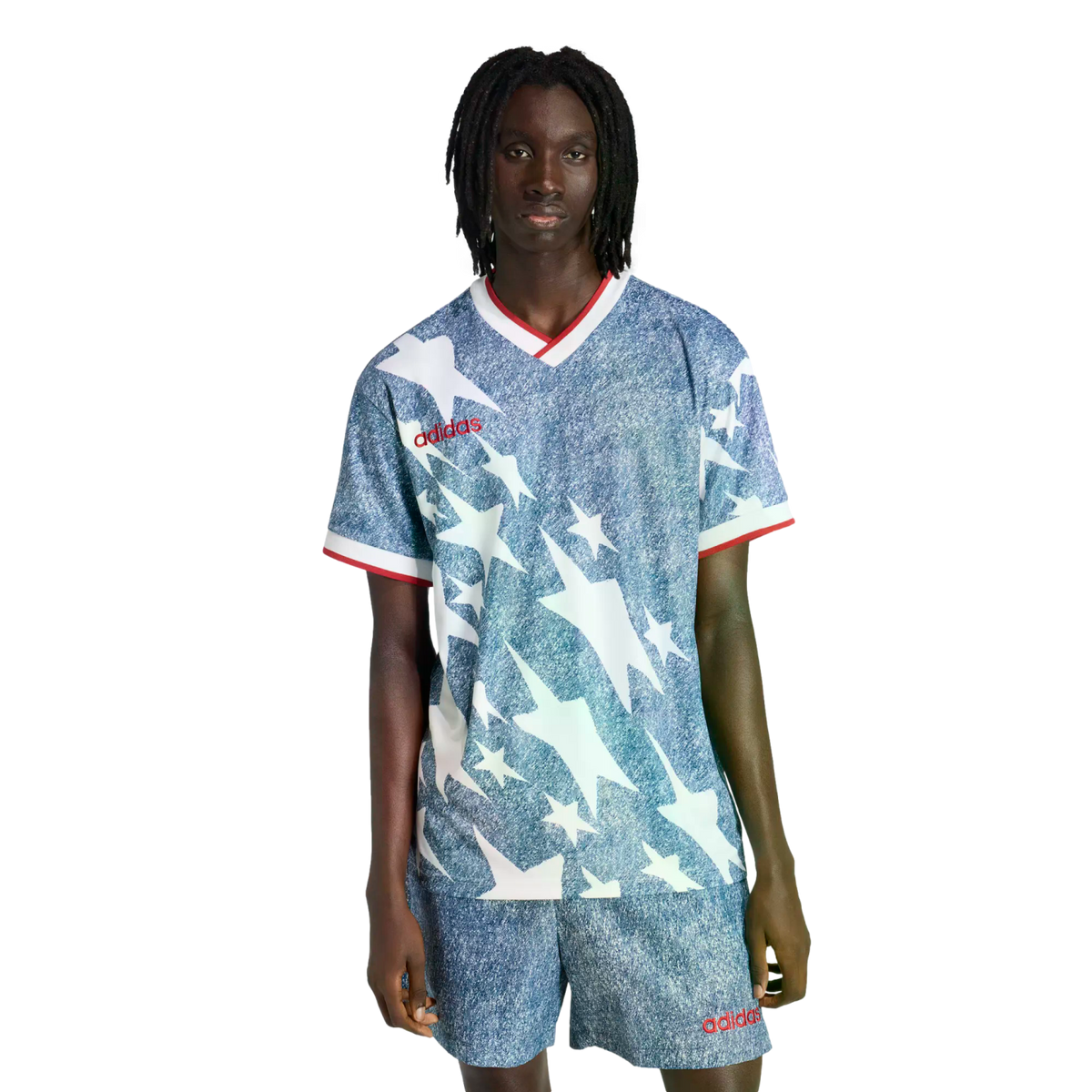 Adidas USA Denim Graphic Jersey product image 3, provided for visual reference and product detail review