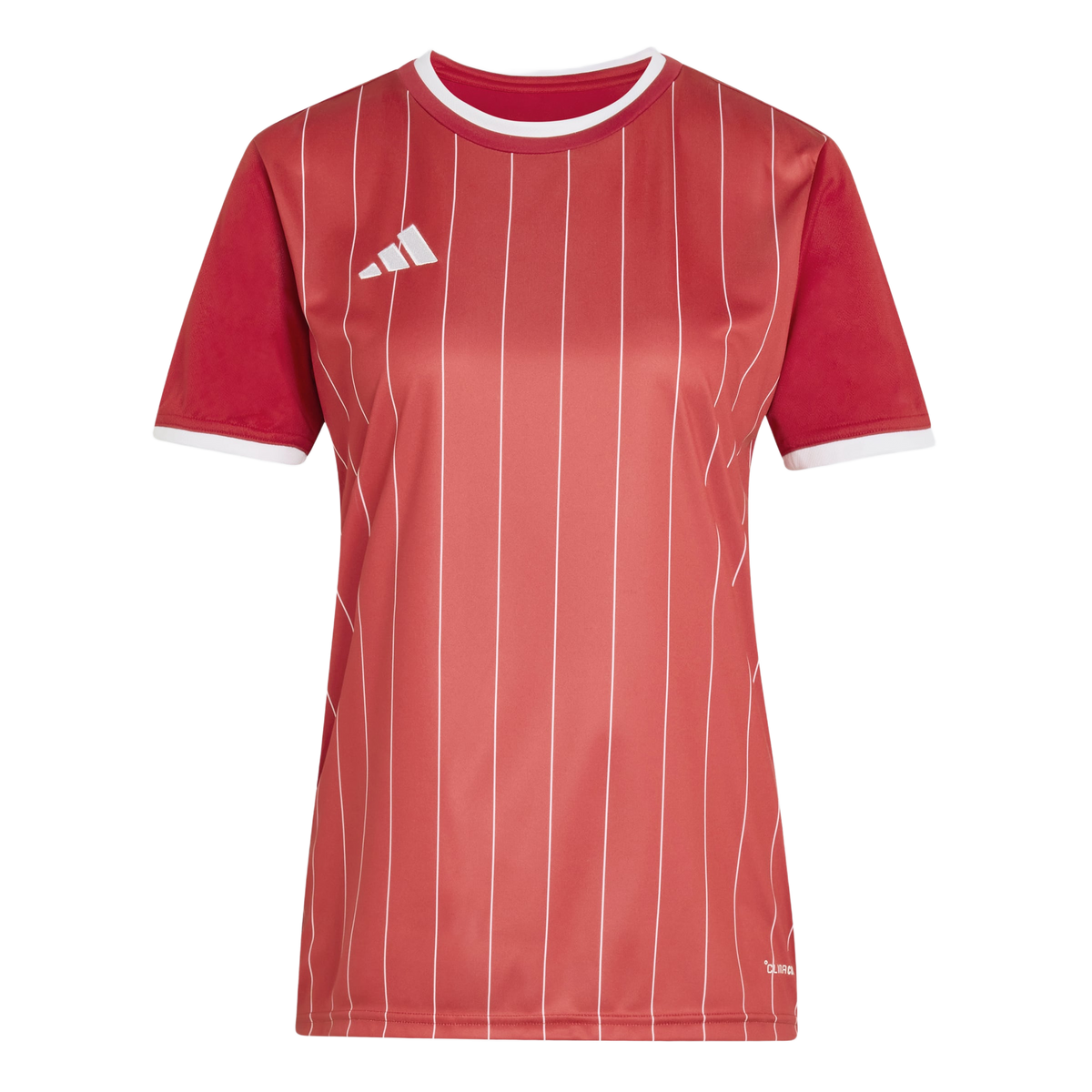 adidas Women Entrada 26 Graphic Jersey - Red product image 1, provided for visual reference and product detail review