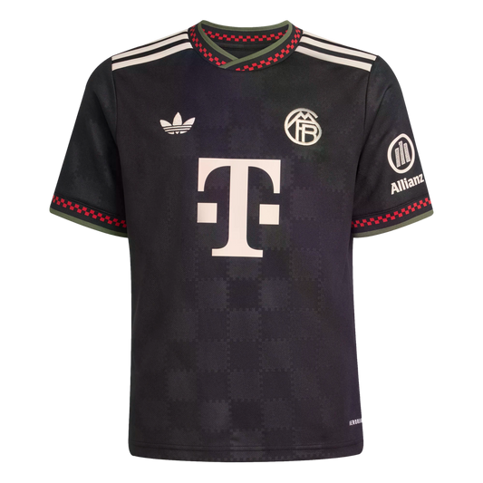 Adidas Bayern Munich 25/26 Youth Third Jersey product image 1, provided for visual reference and product detail review