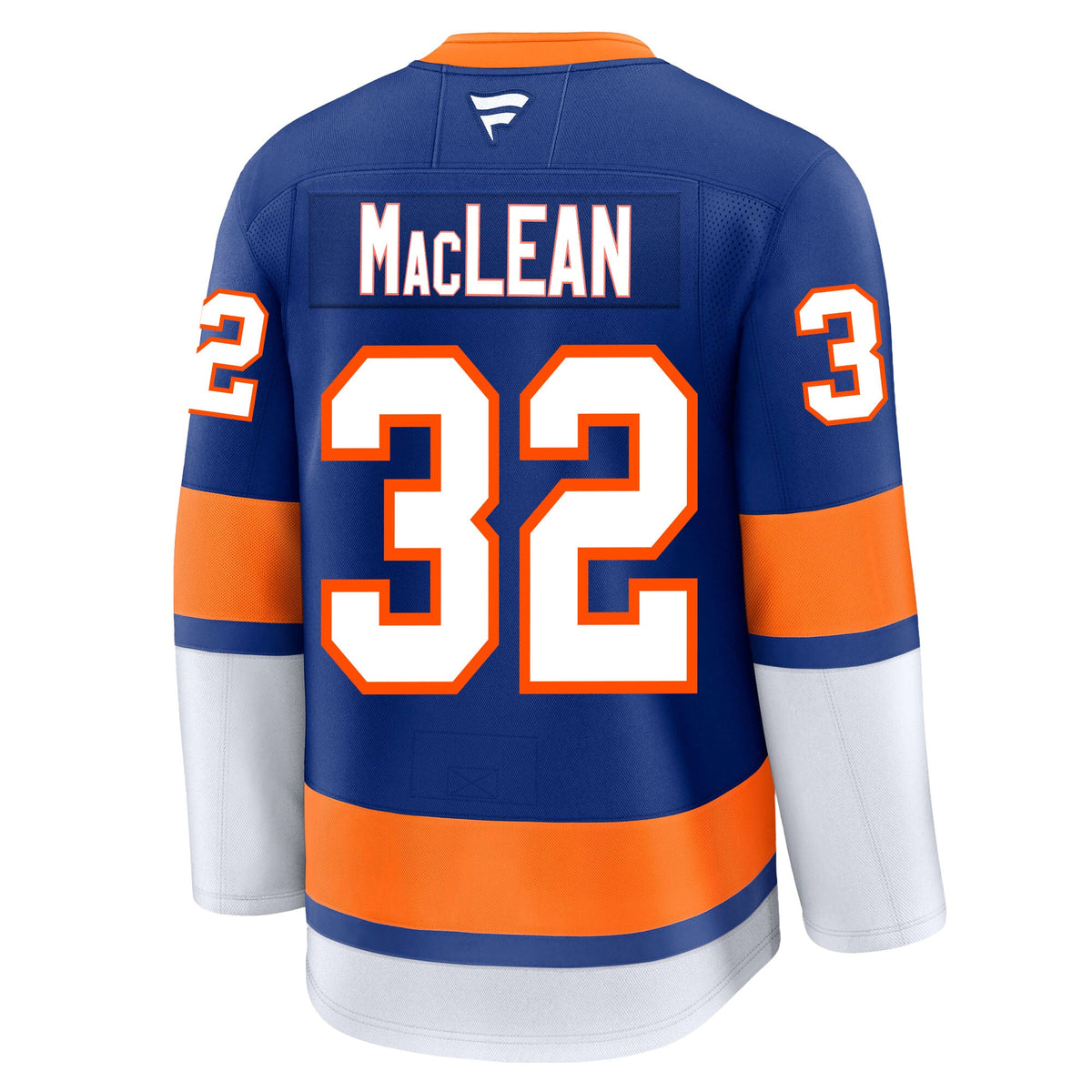 Kyle Maclean New York Islanders Fanatics Premium Home Jersey product image 1, provided for visual reference and product