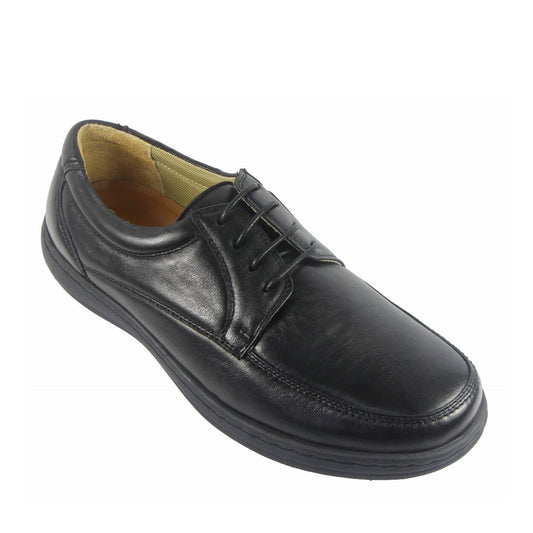 Frank Williams Leather Shoes - Black (M-8422)