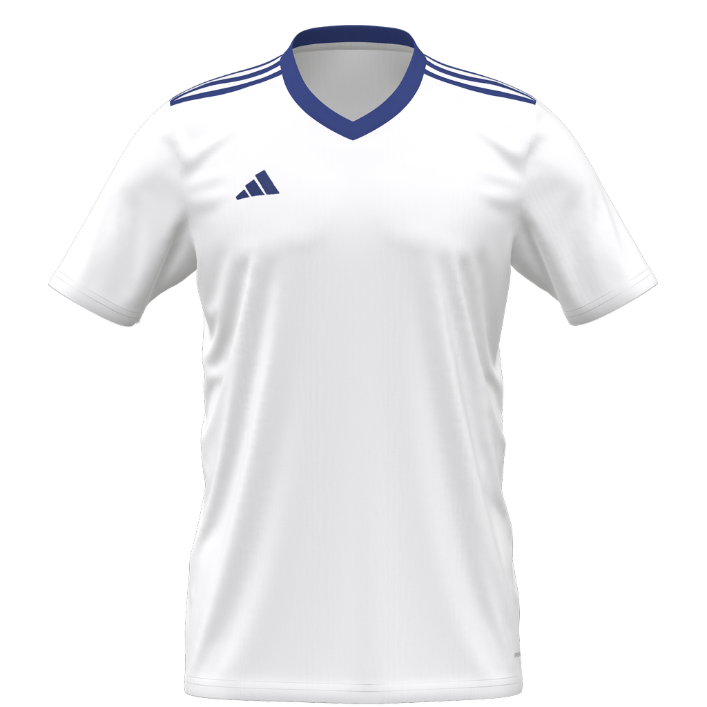 adidas Entrada 22 Custom Jersey (MKSC) - White product image 1, provided for visual reference and product detail review