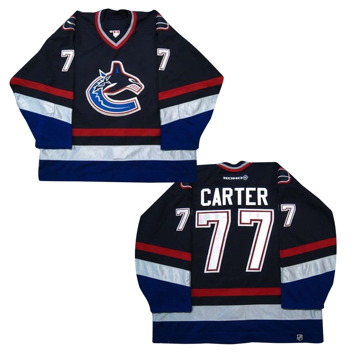 Anson Carter Vancouver Canucks 77 Jersey product image 2, provided for visual reference and product detail review