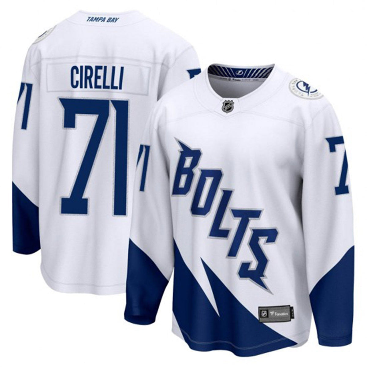 Anthony Cirelli Tampa Bay Lightning 71 Jersey product image 4, provided for visual reference and product detail review