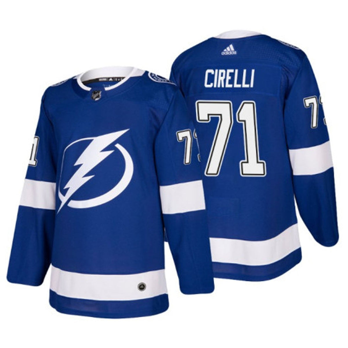 Anthony Cirelli Tampa Bay Lightning 71 Jersey product image 1, provided for visual reference and product detail review