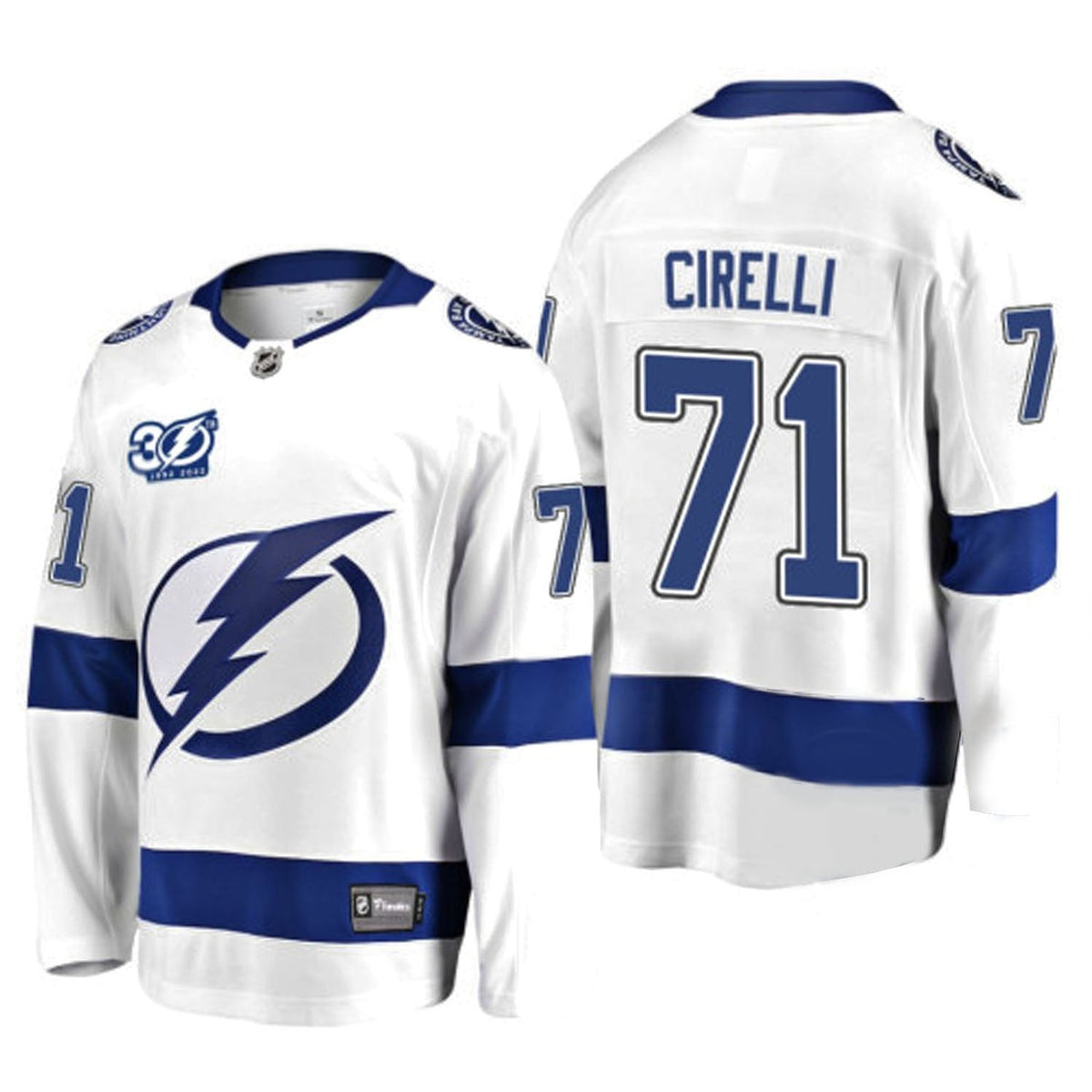 Anthony Cirelli Tampa Bay Lightning 71 Jersey product image 2, provided for visual reference and product detail review