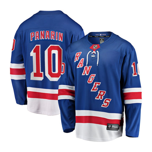 Artemi Panarin New York Rangers 10 Jersey product image 1, provided for visual reference and product detail review