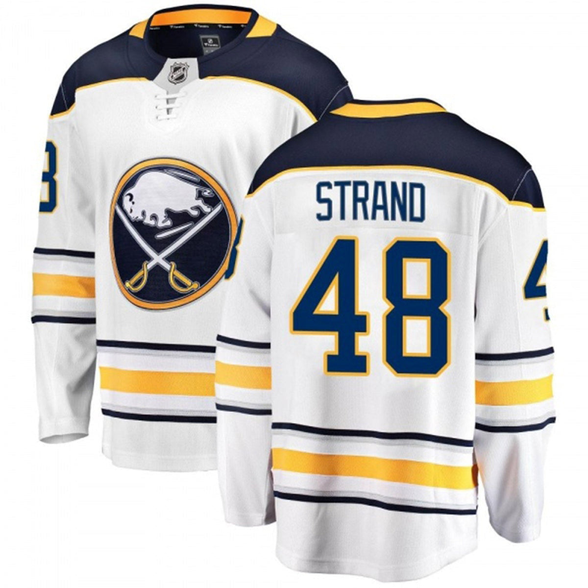 Austin Strand Buffalo Sabres 48 Jersey product image 3, provided for visual reference and product detail review