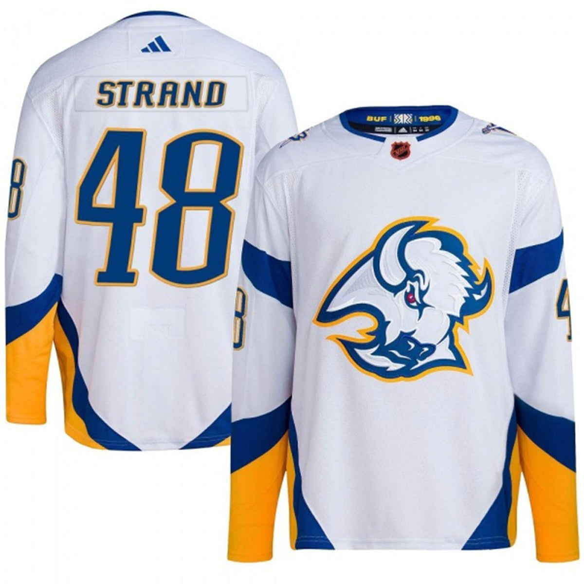 Austin Strand Buffalo Sabres 48 Jersey product image 4, provided for visual reference and product detail review