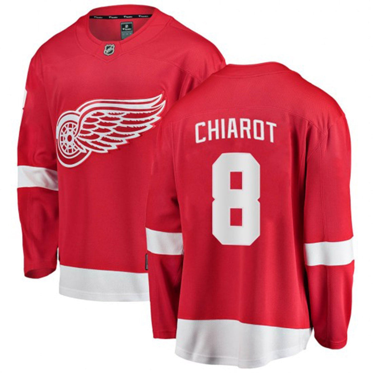 Ben Chiarot Detroit Red Wings 8 Jersey product image 1, provided for visual reference and product detail review