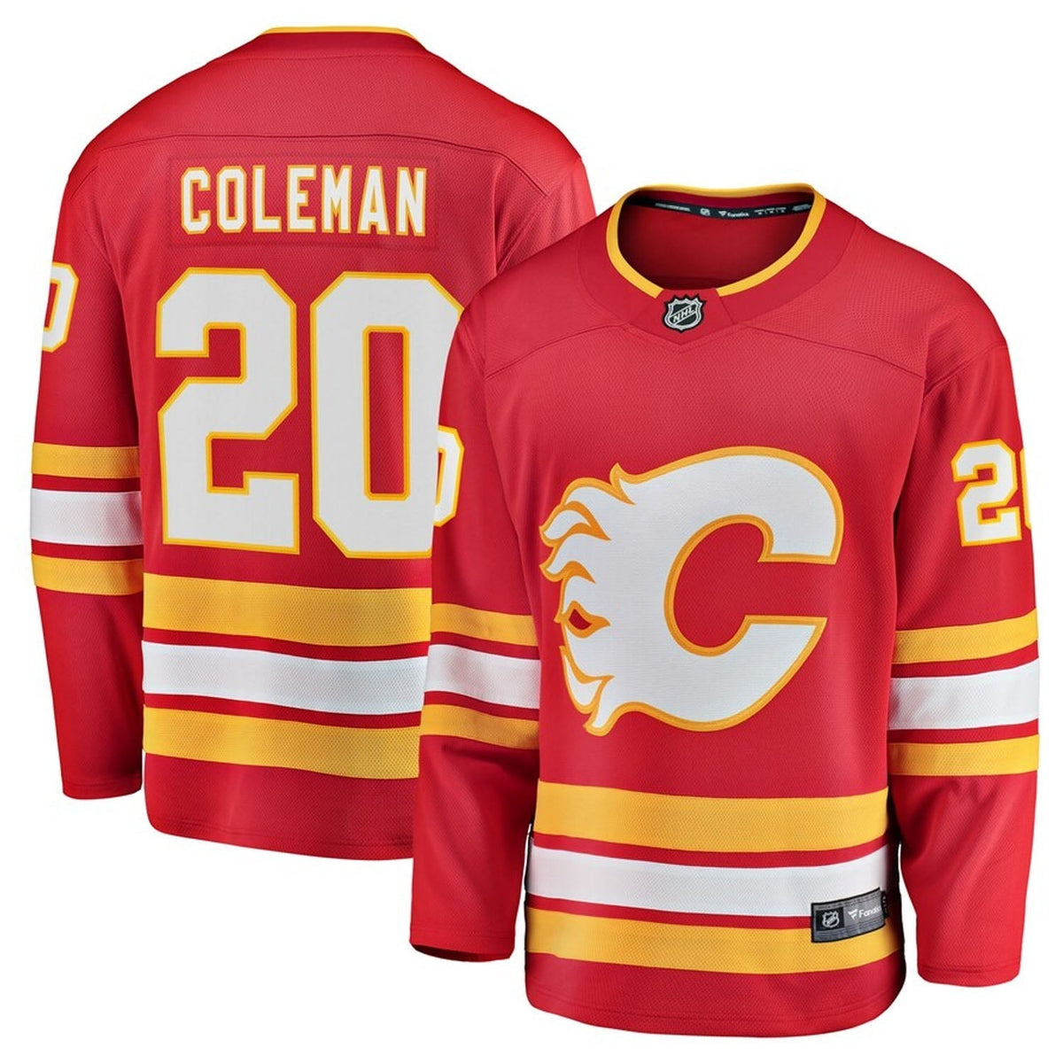 Blake Coleman Calgary Flames 20 Jersey product image 1, provided for visual reference and product detail review