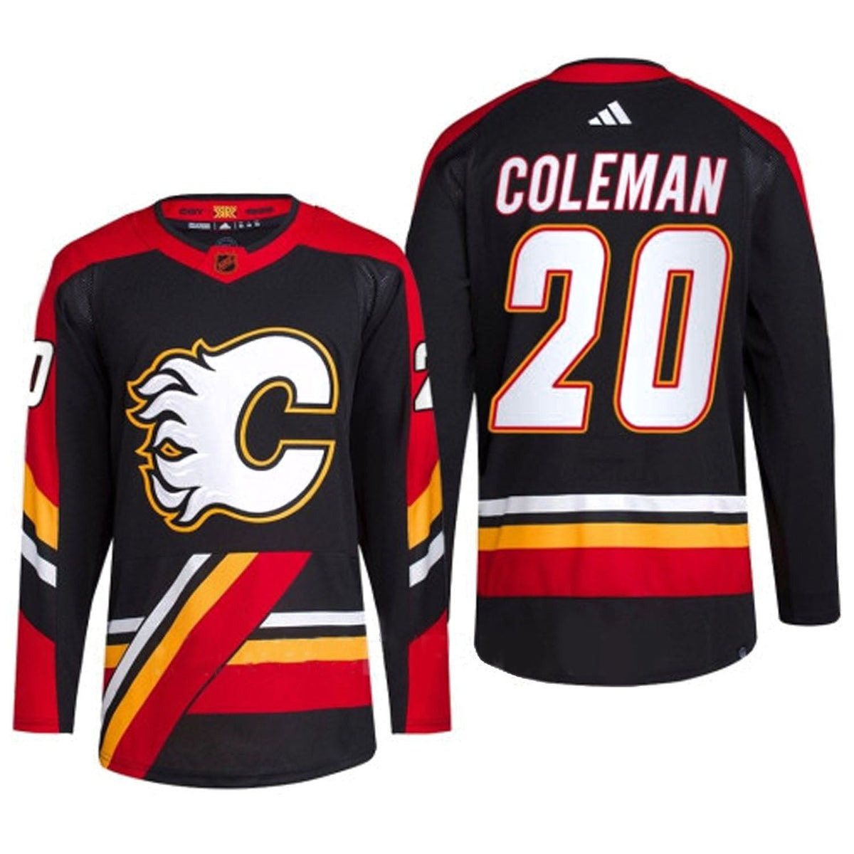 Blake Coleman Calgary Flames 20 Jersey product image 2, provided for visual reference and product detail review