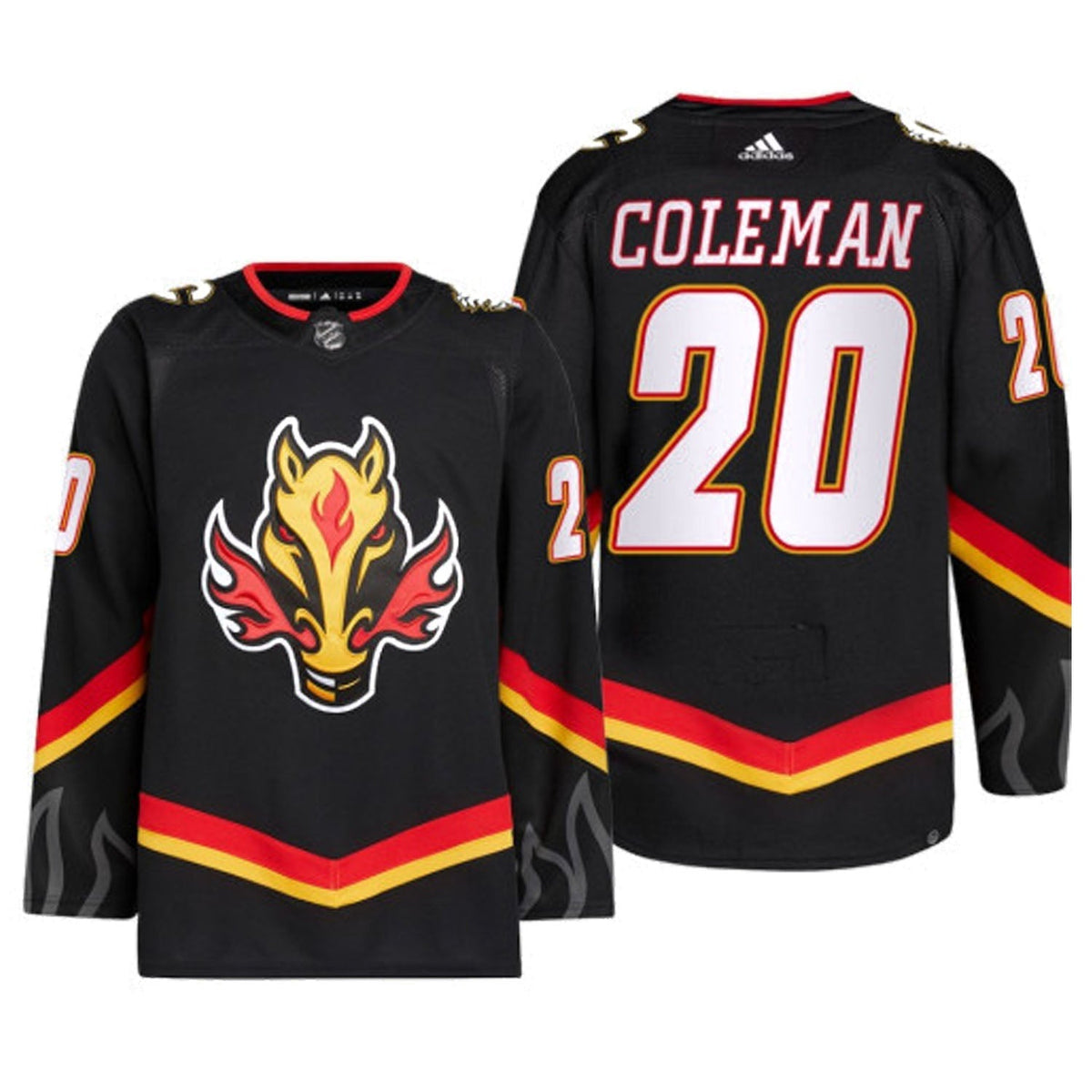 Blake Coleman Calgary Flames 20 Jersey product image 3, provided for visual reference and product detail review