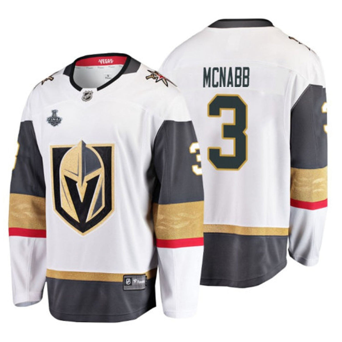 Brayden McNabb Vegas Golden Knights 3 Jersey product image 2, provided for visual reference and product detail review
