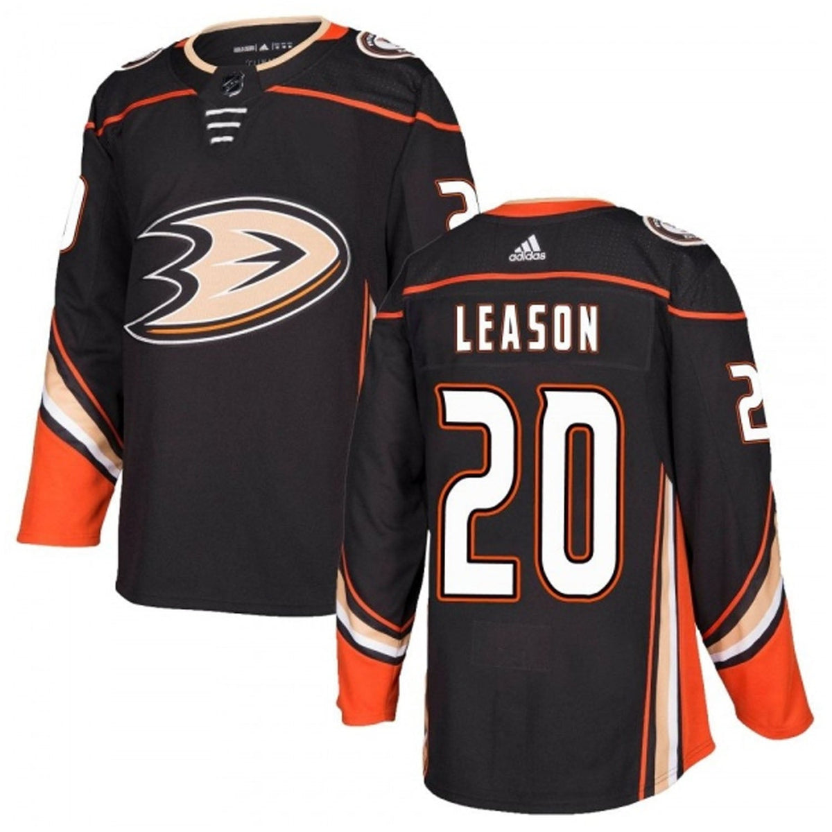 Brett Leason Anaheim Ducks 20 Jersey product image 4, provided for visual reference and product detail review