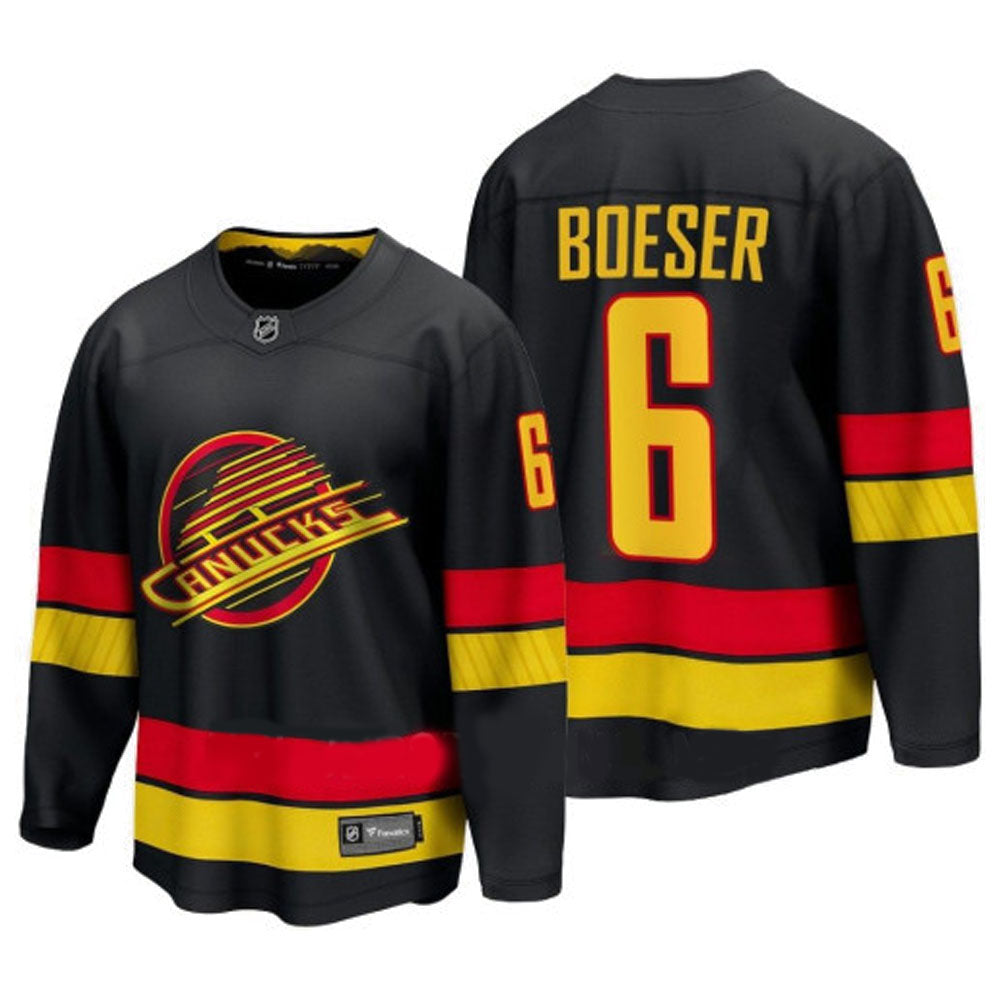 Brock Boeser Vancouver Canucks 6 Jersey product image 3, provided for visual reference and product detail review
