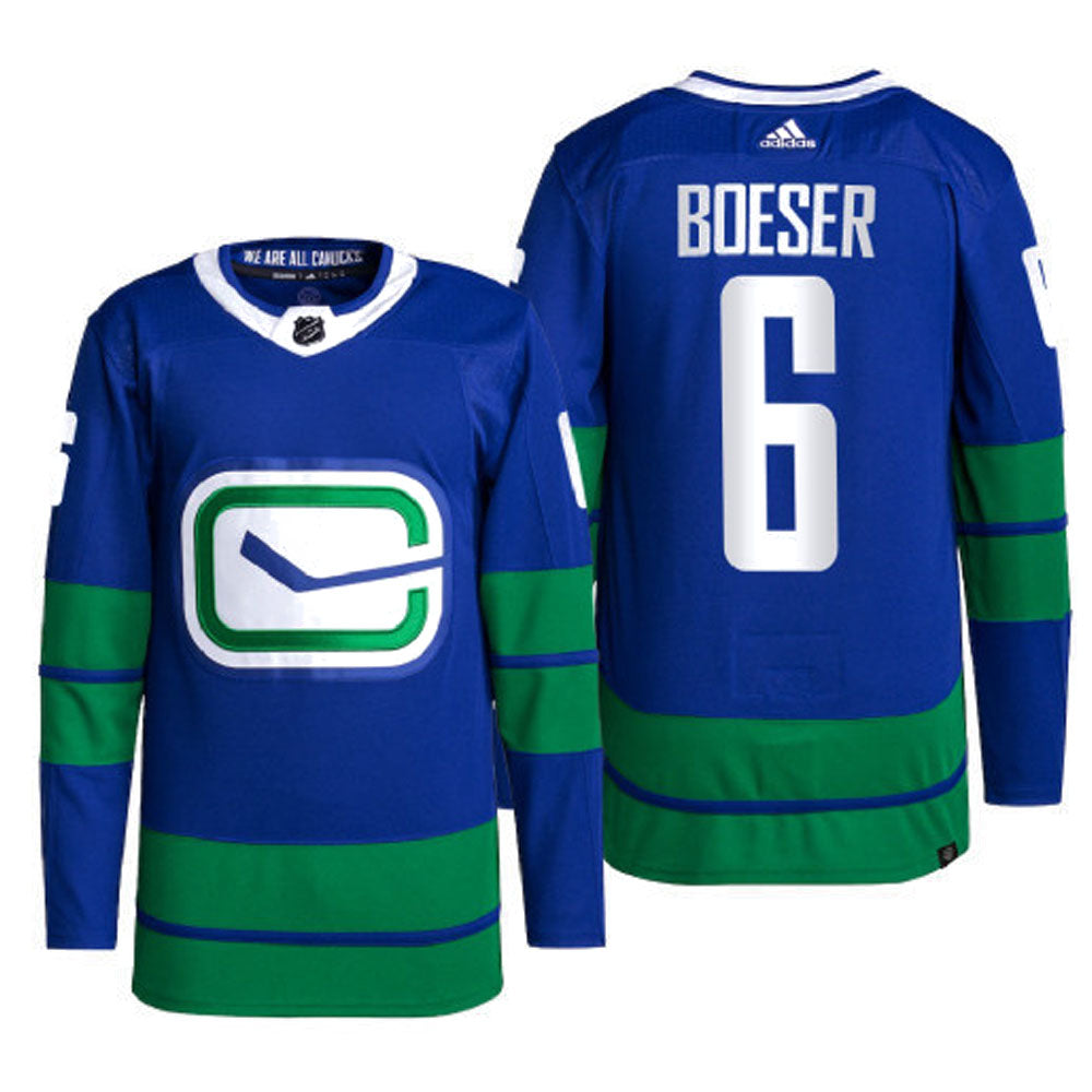 Brock Boeser Vancouver Canucks 6 Jersey product image 1, provided for visual reference and product detail review
