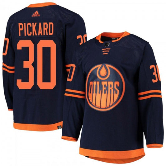 Calvin Pickard Edmonton Oilers 30 Jersey product image 1, provided for visual reference and product detail review