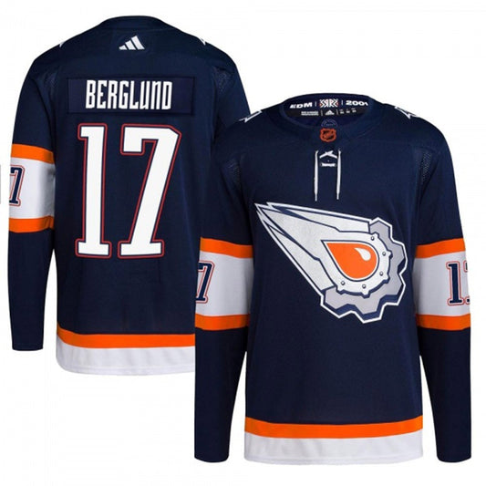 Carl Berglund Edmonton Oilers 17 Jersey product image 1, provided for visual reference and product detail review
