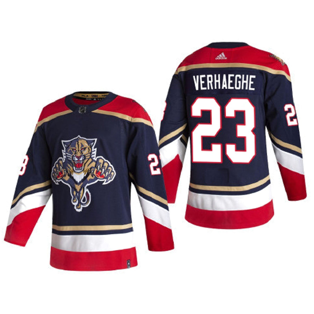 Carter Verhaeghe Florida Panthers 23 Jersey product image 4, provided for visual reference and product detail review