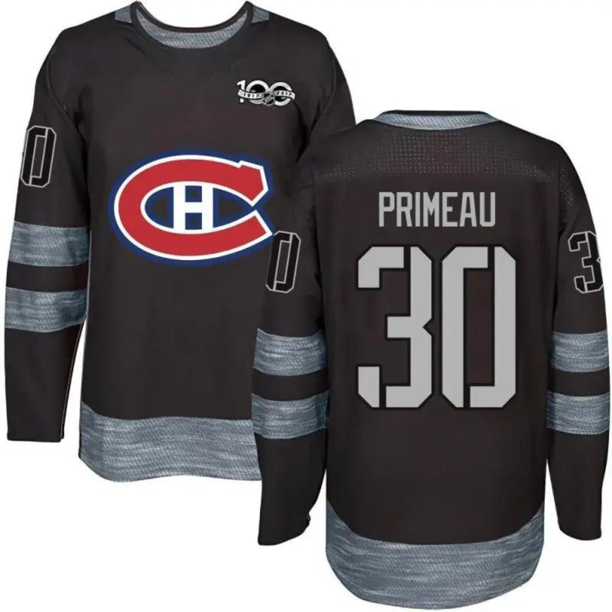 Cayden Primeau Montreal Canadiens 30 Jersey product image 5, provided for visual reference and product detail review