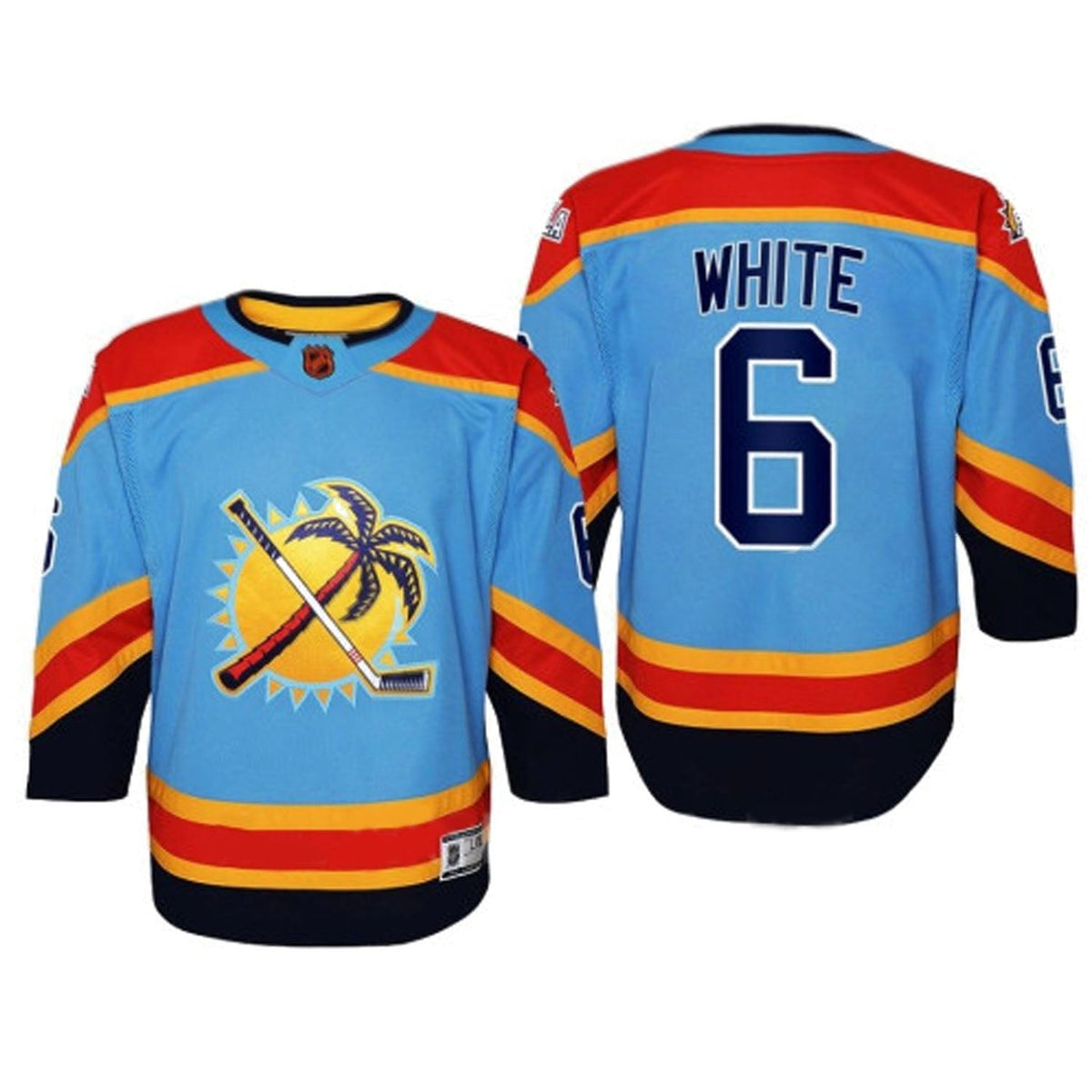Colin White Florida Panthers 6 Jersey product image 1, provided for visual reference and product detail review