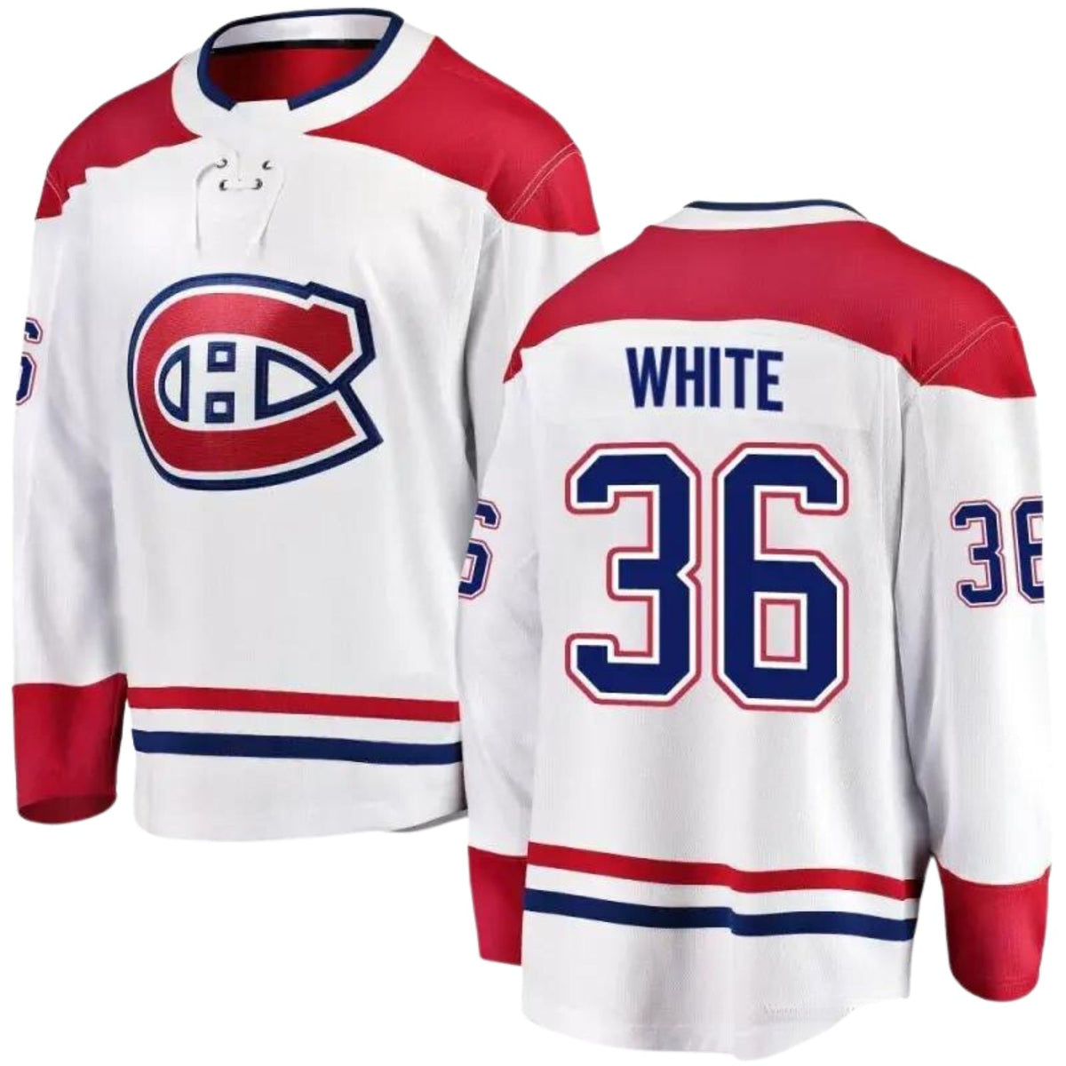 Colin White Montreal Canadiens 36 Jersey product image 2, provided for visual reference and product detail review