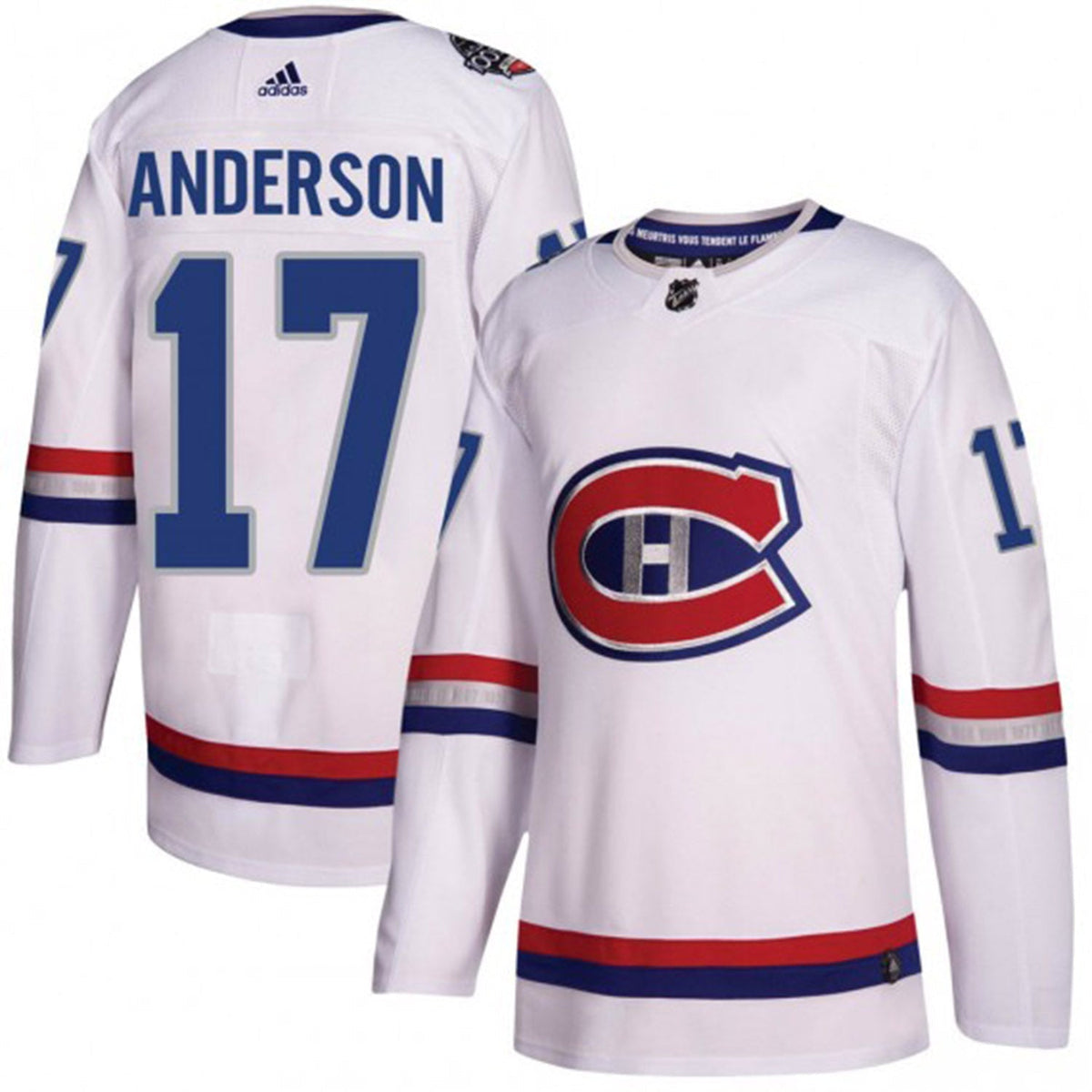 Josh Anderson Montreal Canadiens 17 Jersey product image 5, provided for visual reference and product detail review