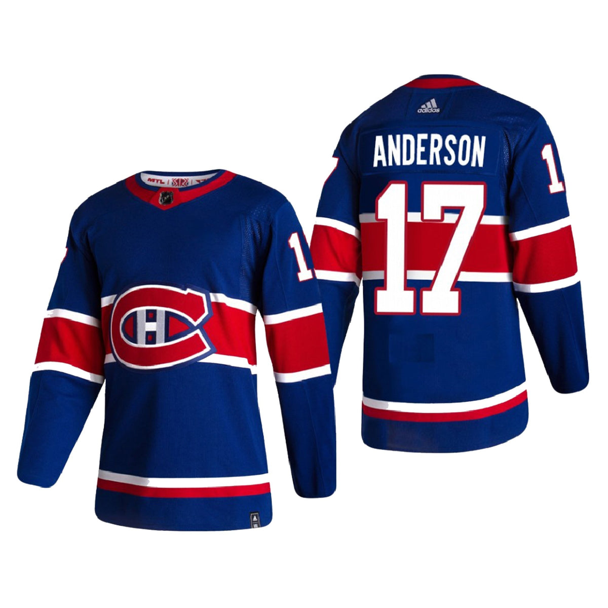 Josh Anderson Montreal Canadiens 17 Jersey product image 1, provided for visual reference and product detail review