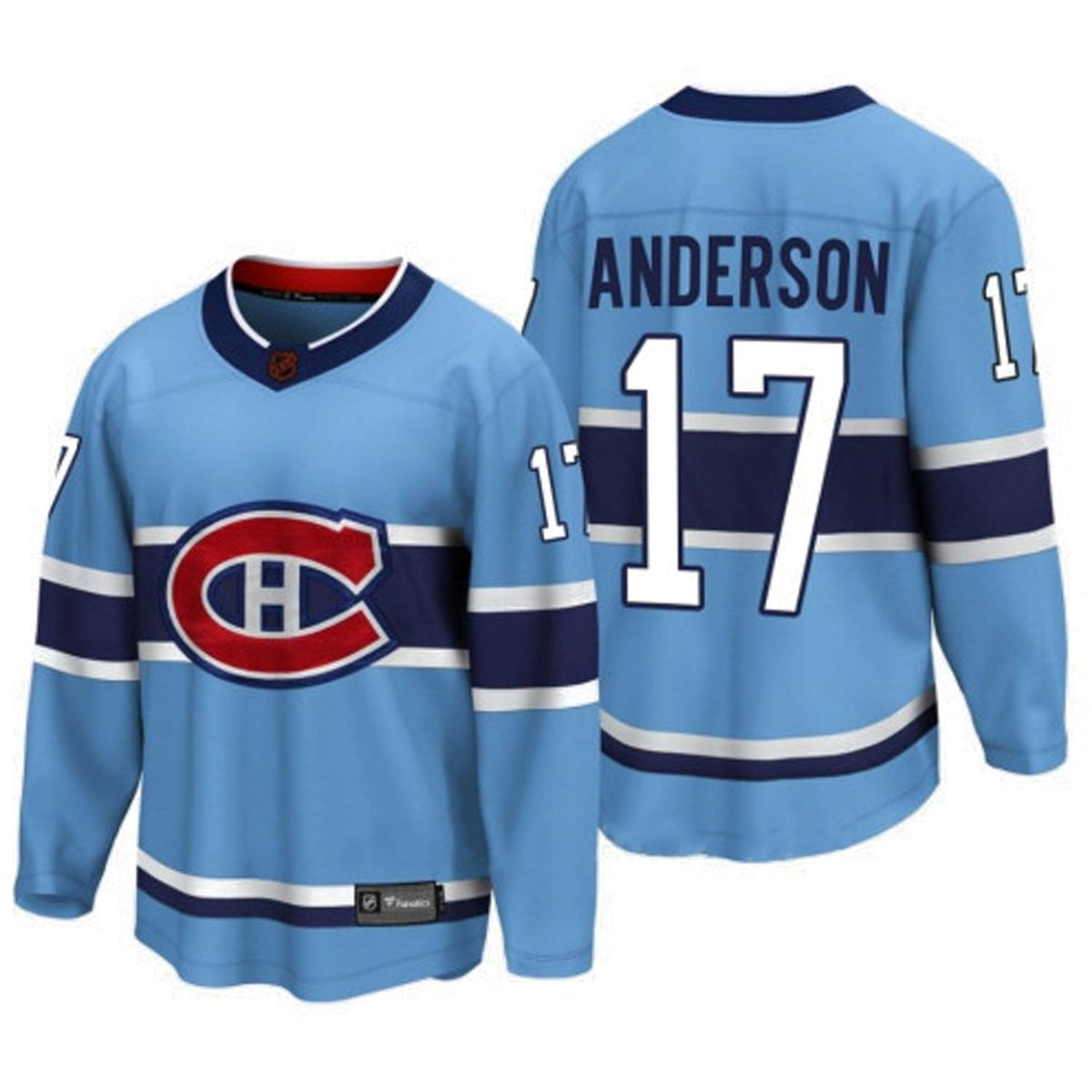 Josh Anderson Montreal Canadiens 17 Jersey product image 4, provided for visual reference and product detail review