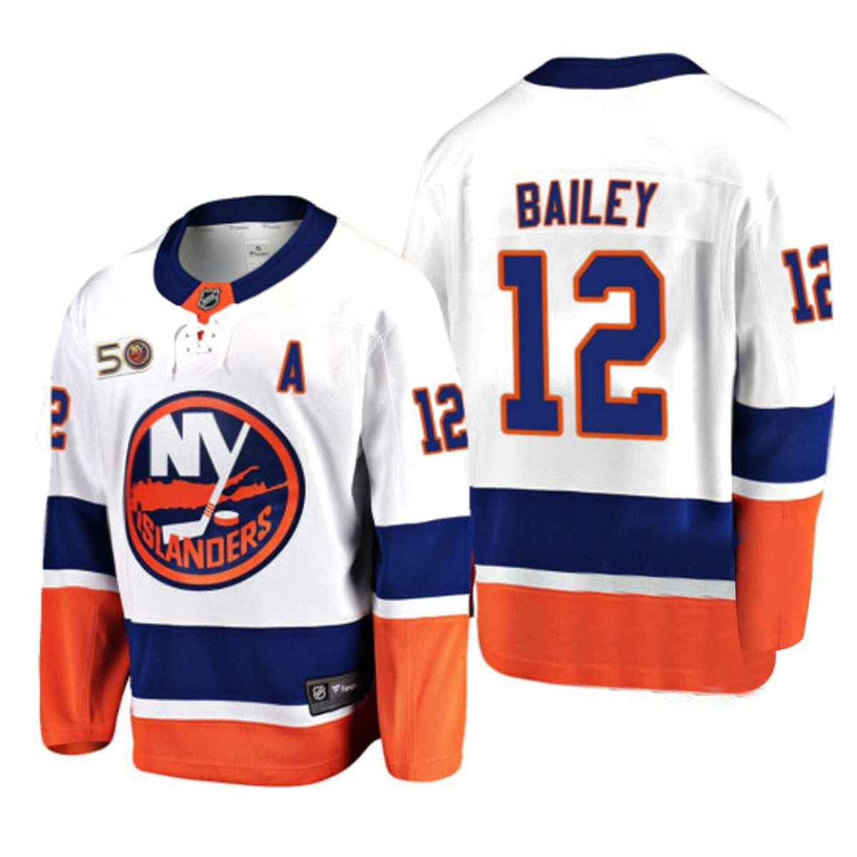 Josh Bailey New York Islanders 12 Jersey product image 2, provided for visual reference and product detail review