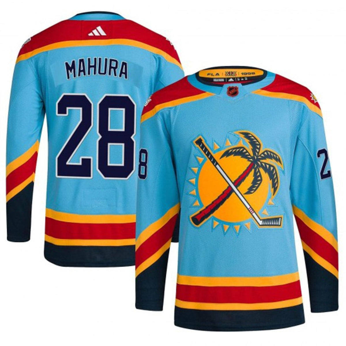 Josh Mahura Florida Panthers 28 Jersey product image 3, provided for visual reference and product detail review