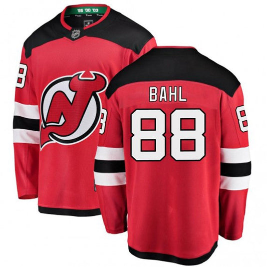 Kevin Bahl New Jersey Devils 88 Jersey product image 1, provided for visual reference and product detail review